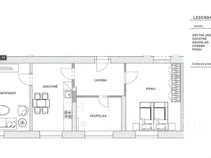 Pronájem bytu 2+1, Děčín, Plzeňská, 67 m2