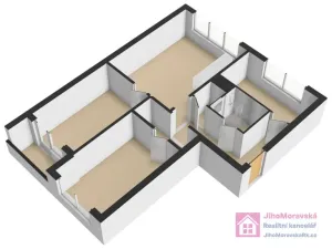 Pronájem bytu 4+kk, Břeclav - Charvátská Nová Ves, Na Valtické, 73 m2
