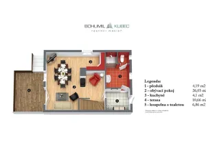 Prodej chaty, Lipno nad Vltavou, 76 m2