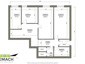Pronájem bytu 4+1, Uherské Hradiště, náměstí Republiky, 92 m2