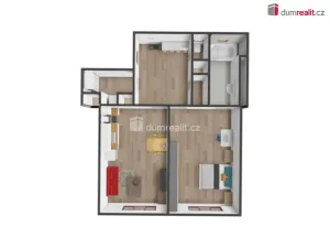 Pronájem bytu 2+kk, Praha - Vinohrady, Mrštíkova, 57 m2