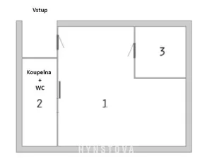 Pronájem bytu 1+1, Rájec-Jestřebí - Rájec, Školní, 30 m2