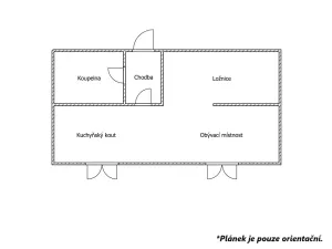 Pronájem bytu 1+1, Kladno, Sevastopolská, 32 m2