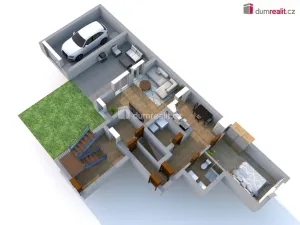 Pronájem bytu 2+kk, Neratovice - Lobkovice, Růžová, 55 m2