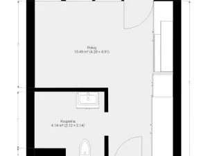 Pronájem bytu 1+kk, Brno, Koliště, 22 m2