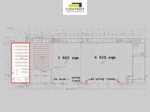 Pronájem skladu, Plzeň - Skvrňany, U Nové Hospody, 6625 m2