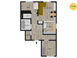 Prodej bytu 3+kk, Jihlava, Hamerníkova, 70 m2