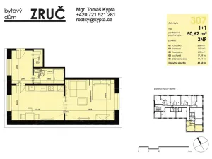 Pronájem bytu 1+1, Plzeň - Severní Předměstí, Bolevecká, 51 m2