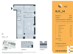 Prodej bytu 3+kk, Praha - Bohnice, Lodžská, 78 m2