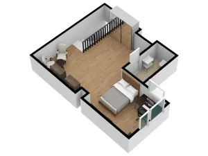 Pronájem bytu 2+kk, Praha - Strašnice, Královická, 54 m2