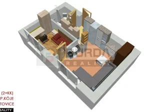 Pronájem bytu 1+1, Neratovice, 28 m2