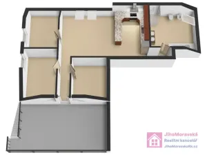 Pronájem bytu 4+kk, Dobré Pole, 116 m2