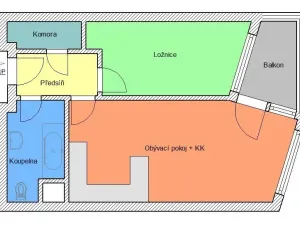 Pronájem bytu 2+kk, Praha - Střížkov, Makedonská, 49 m2