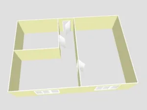 Pronájem bytu 1+1, Chomutov, Borová, 35 m2