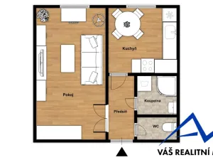 Pronájem bytu 1+1, Ostrava, Dětská, 42 m2