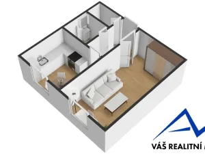 Pronájem bytu 1+1, Ostrava, Dětská, 42 m2