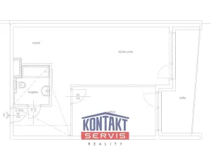 Pronájem bytu 2+kk, České Budějovice, U Branišovského lesa, 54 m2