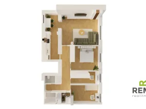 Pronájem bytu 4+1, Uherské Hradiště, Šromova, 90 m2