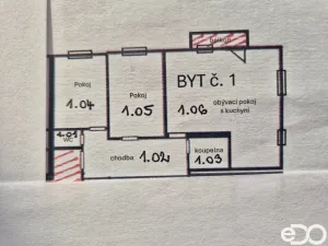 Prodej bytu 3+kk, Benátky nad Jizerou, Pražská, 66 m2