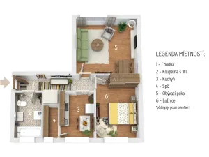 Prodej bytu 2+1, Karlovy Vary - Drahovice, Vítězná, 58 m2