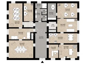 Pronájem kanceláře, Praha - Záběhlice, Za potokem, 270 m2