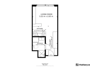 Pronájem bytu 1+kk, Praha - Smíchov, Plzeňská, 20 m2