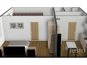 Pronájem bytu 2+1, Písek, Budějovická, 53 m2