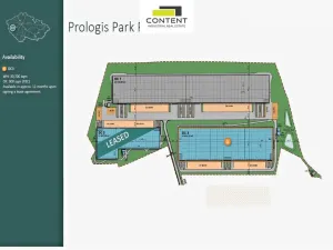 Pronájem skladu, Přehýšov, 13000 m2