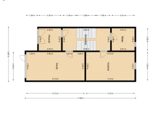 Pronájem rodinného domu, Písek, Strakonická, 88 m2