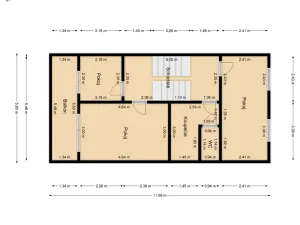 Pronájem rodinného domu, Písek, Strakonická, 88 m2