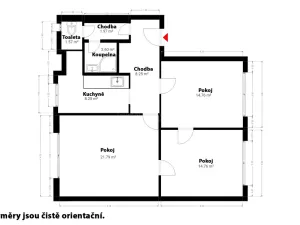 Pronájem bytu 3+1, Praha, Budějovická, 83 m2