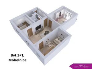 Prodej bytu 3+1, Mohelnice, Na Příkopech, 67 m2