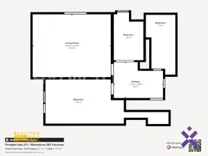 Pronájem bytu 2+1, Koryčany, Masarykova, 67 m2