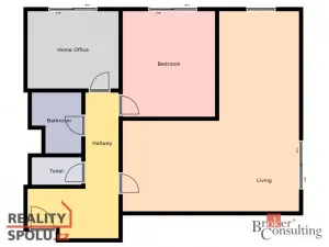 Pronájem bytu 3+kk, Praha - Řeporyje, Wiesenthalova, 76 m2