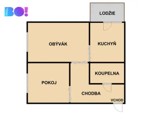 Prodej bytu 2+1, Ostrava, Svojsíkova, 44 m2