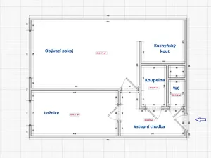 Prodej bytu 2+kk, Kladno, Váňova, 43 m2