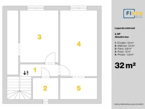 Prodej rodinného domu, Všestudy, 85 m2