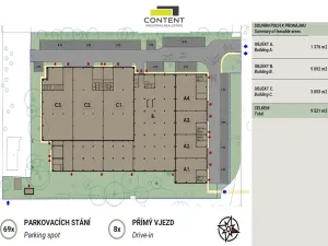 Pronájem skladu, Praha - Malešice, Tiskařská, 1098 m2