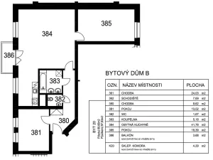 Prodej bytu 3+kk, Jablonec nad Nisou, Lesní, 98 m2