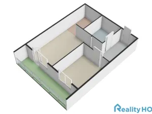 Prodej bytu 2+kk, Praha - Kobylisy, Třebenická, 38 m2