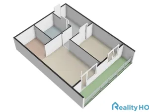 Prodej bytu 2+kk, Praha - Kobylisy, Třebenická, 38 m2