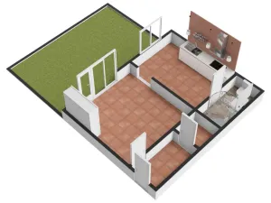 Pronájem bytu 1+1, Praha - Horní Počernice, Dandova, 37 m2