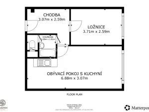 Pronájem bytu 2+kk, Hořovice, Na Radosti, 38 m2