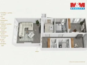 Prodej bytu 4+1, Karlovy Vary - Drahovice, Lidická, 115 m2