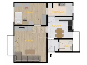 Prodej bytu 2+1, Ostrava - Hrabůvka, 66 m2