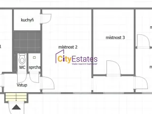 Pronájem ordinace, Praha - Nové Město, Jeruzalémská, 76 m2