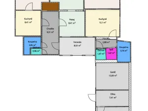 Prodej rodinného domu, Vysoké Veselí, 9. května, 86 m2