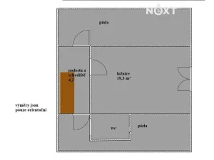 Prodej komerční nemovitosti, Podmokly, 60 m2