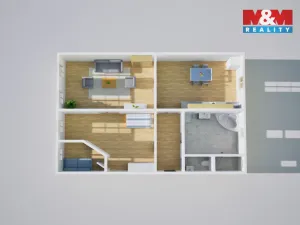 Prodej bytu 3+kk, Teplice, Duchcovská, 88 m2