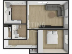 Pronájem bytu 2+1, Ostrava, Nádražní, 52 m2